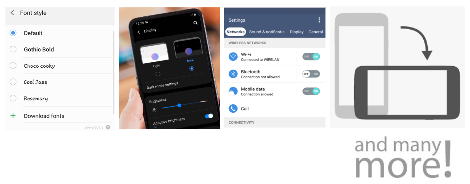 Custom device settings