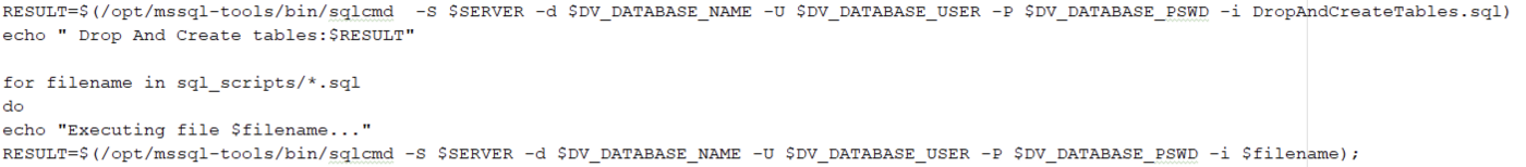 Deploy script