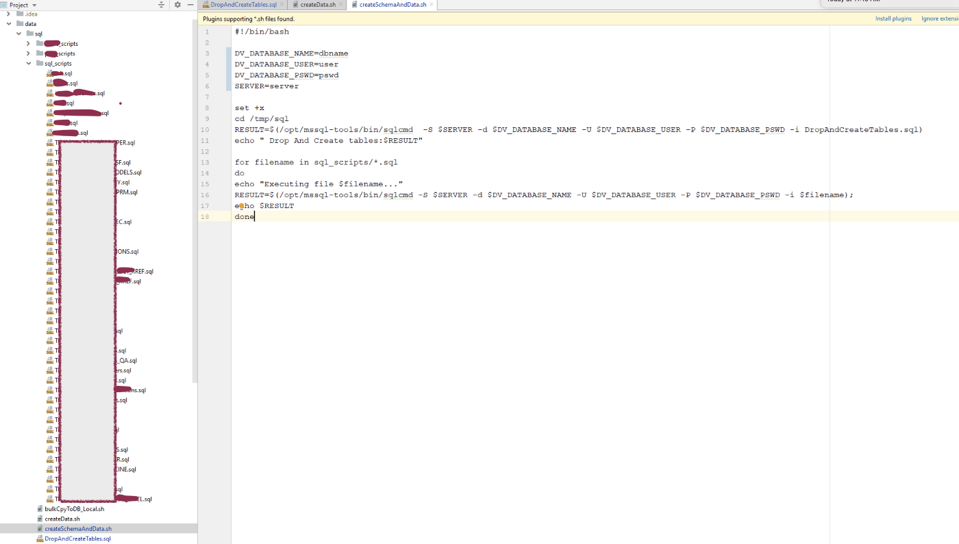 Data repository structure